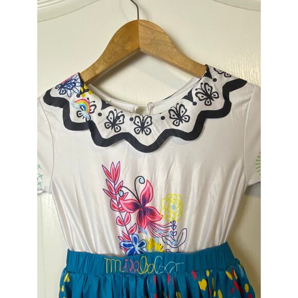 Encanto Mirabel Dress Costume Girls Size 10 - Picture 4 of 7